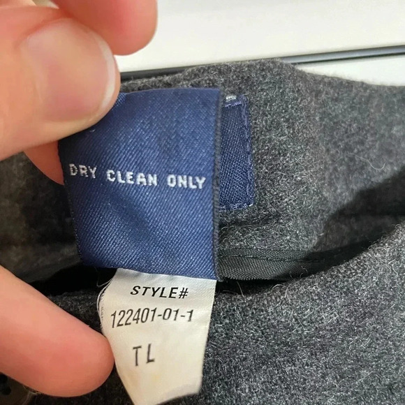GAP Wool Blend Straight Leg Pants, Lined, Dark Gray Women’s Size 4 EUC - Picture 2 of 7